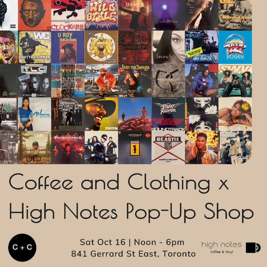 Coffee and Clothing x High Notes Pop-Up Shop