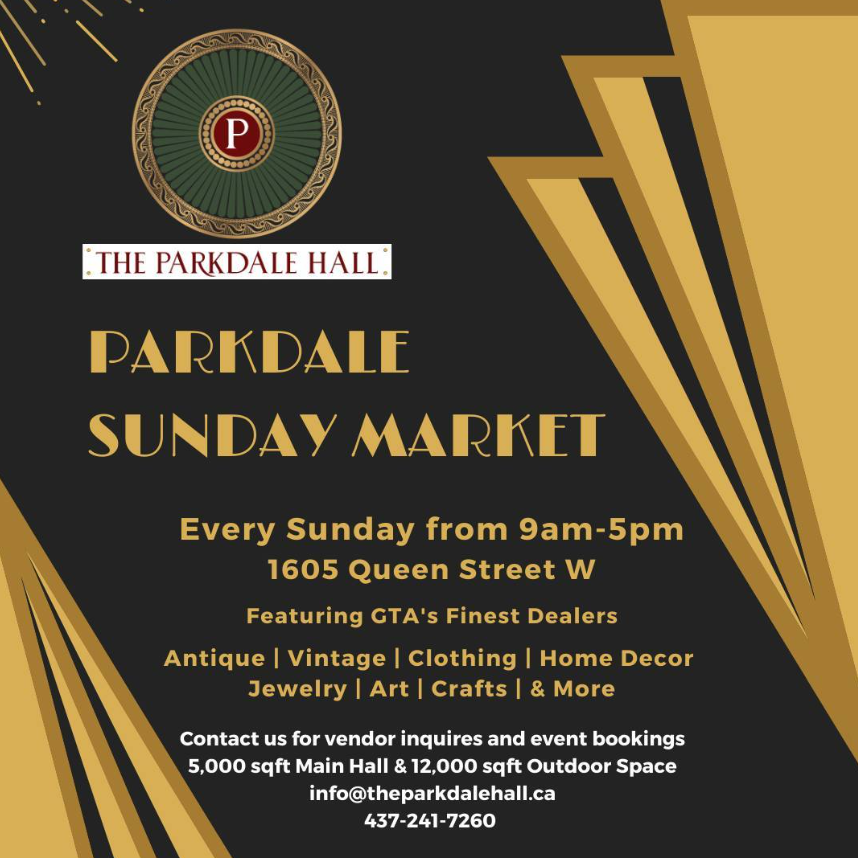 High Notes Parkdale Sunday Market - Sun Aug 28