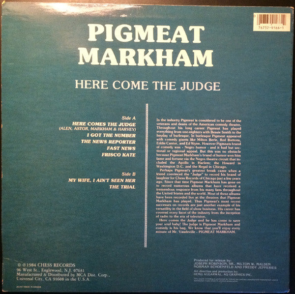 Pigmeat Markham : Here Come The Judge (LP)