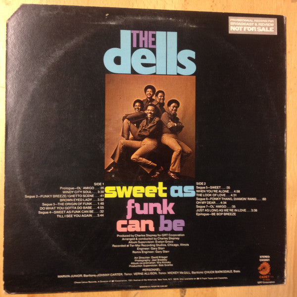 The Dells : Sweet As Funk Can Be (LP, Album, Promo)