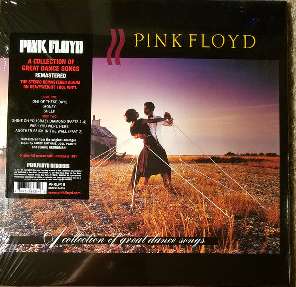 Pink Floyd : A Collection Of Great Dance Songs (LP, Comp, RE, RM, 180)