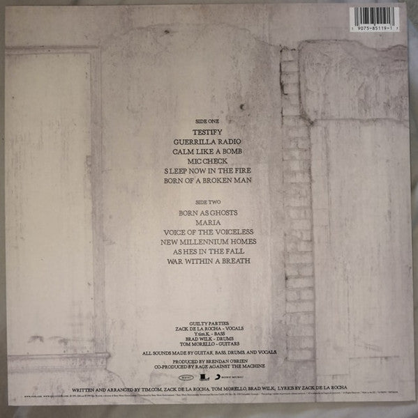 Rage Against The Machine : The Battle Of Los Angeles (LP, Album, RE, 180)