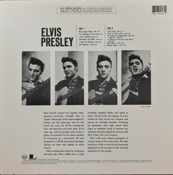 Elvis Presley : Elvis Presley (LP, Album, RE, Uni)
