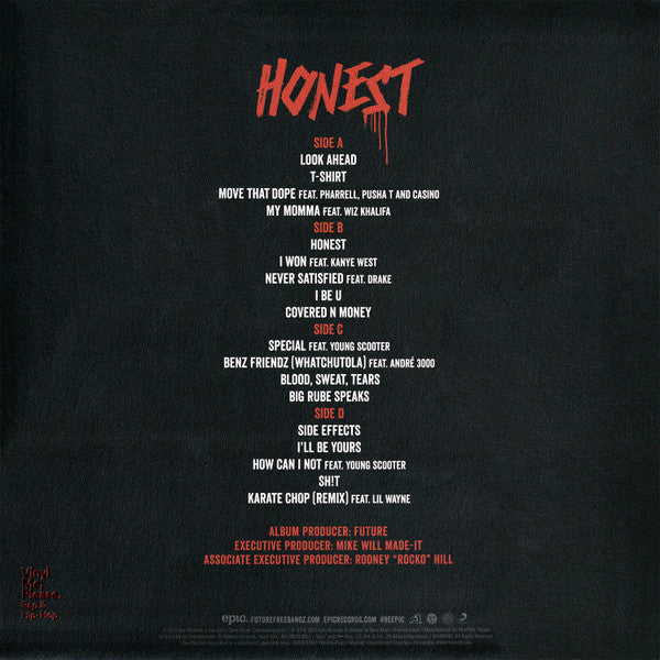 Future (4) : Honest (2xLP, Album, Club, RE, RM, Bla)