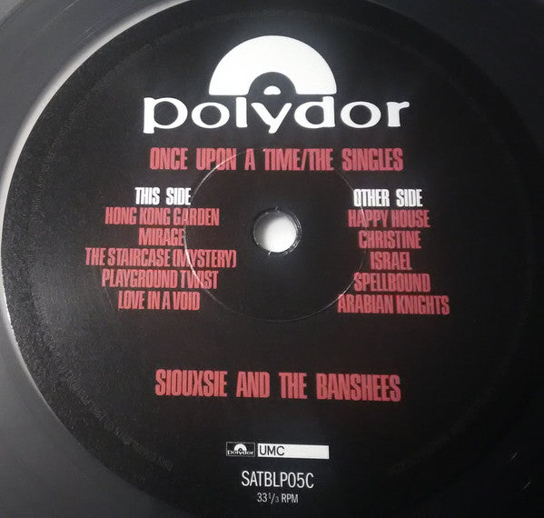 Siouxsie And The Banshees* : Once Upon A Time / The Singles (LP, Comp, Ltd, RE, Cle)