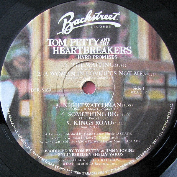 Tom Petty And The Heartbreakers : Hard Promises (LP, Album, RM, Hal)