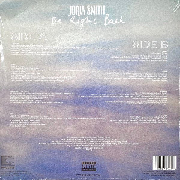 Jorja Smith : Be Right Back (12", EP, Red)