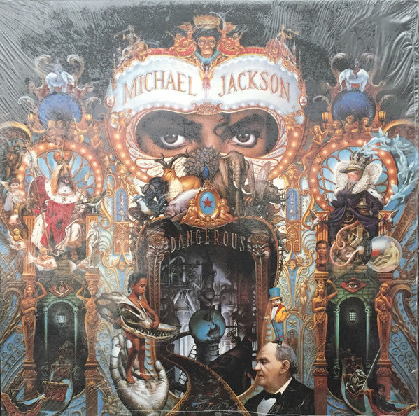 Michael Jackson : Dangerous (2xLP, Album, RE, 180)
