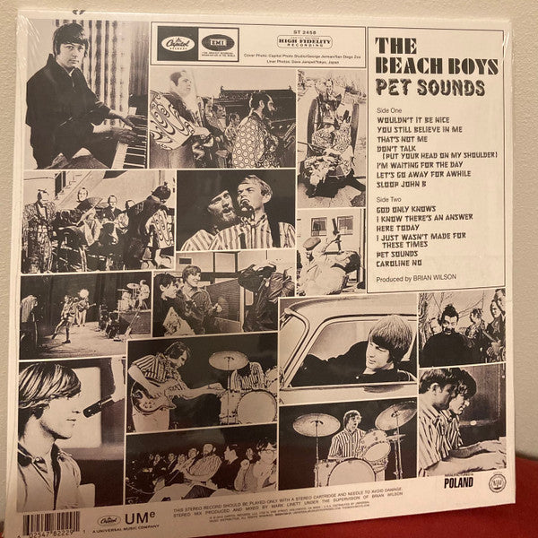 The Beach Boys : Pet Sounds (LP, Album, RE)