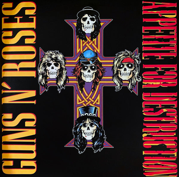 Guns N' Roses : Appetite For Destruction (LP + LP, S/Sided, Hol + Album, Ltd, RE, RM, S/Edit)