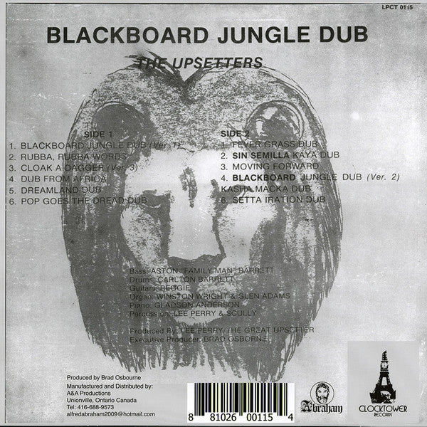 The Upsetters :  Blackboard Jungle Dub (LP, Album, RE, RP)
