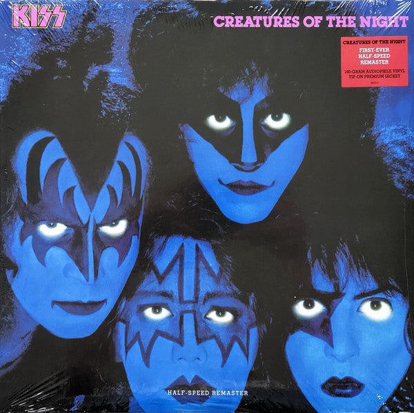 Kiss : Creatures Of The Night (LP, Album, RE, RM, 1/2)
