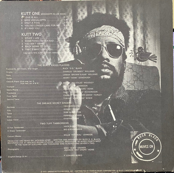 Buck D.D. Black : Mississippi Bluze Mass (LP, Album)