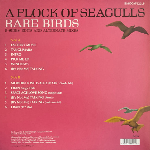 A Flock Of Seagulls : Rare Birds (B-Sides, Edits & Alternate Mixes) (LP, RSD, Comp, Ltd, Tra)