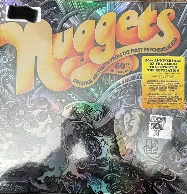 Various : Nuggets (Original Artyfacts From The First Psychedelic Era) (50th Anniversary) (Box, RSD, Comp, 50t + 2xLP, Album, Comp, Mono, RE )