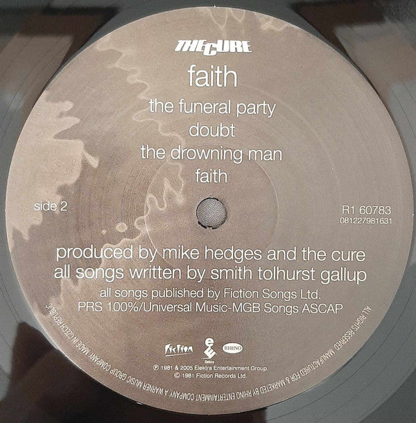 The Cure : Faith (LP, Album, RE, RM, 180)