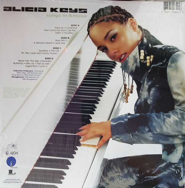 Alicia Keys : Songs In A Minor (2xLP, Album, RE, RM, 180)
