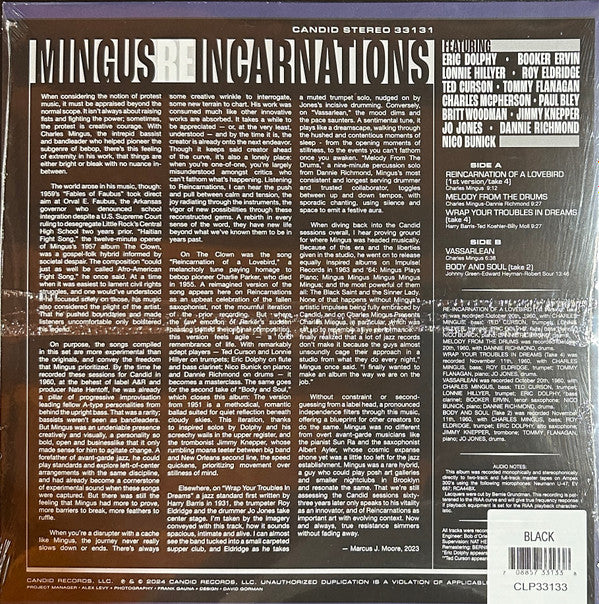 Charles Mingus : Reincarnations (LP, RSD, Ltd, RM, 180)