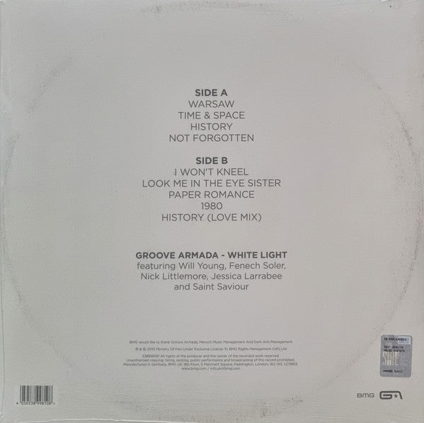 Groove Armada : White Light  (LP, Album, RSD, Ltd, Whi)