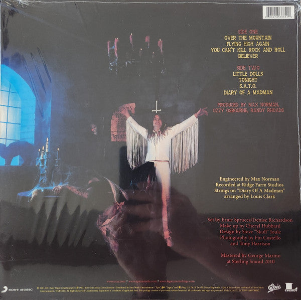 Ozzy Osbourne : Diary Of A Madman (LP, Album, Ltd, RE, 180)