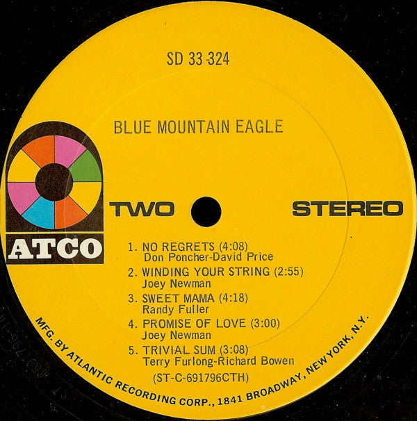 Blue Mountain Eagle : Blue Mountain Eagle (LP, Album)