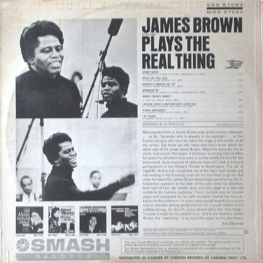 James Brown : Plays The Real Thing (LP, Album)