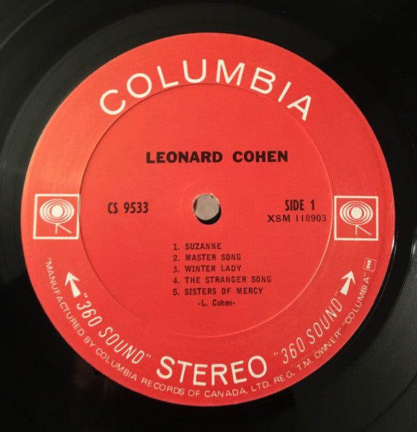Leonard Cohen : Songs Of Leonard Cohen (LP, Album)