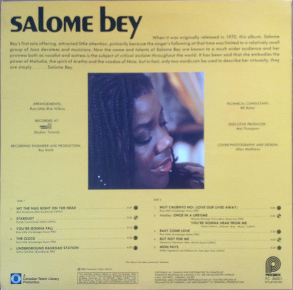 Salome Bey : Salome Bey (LP, Album, RE)