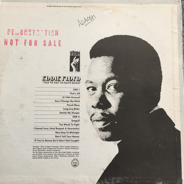 Eddie Floyd : You've Got To Have Eddie (LP, Album, Promo)