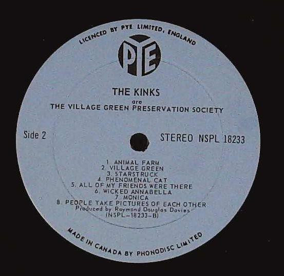 The Kinks : The Kinks Are The Village Green Preservation Society (LP, Album)