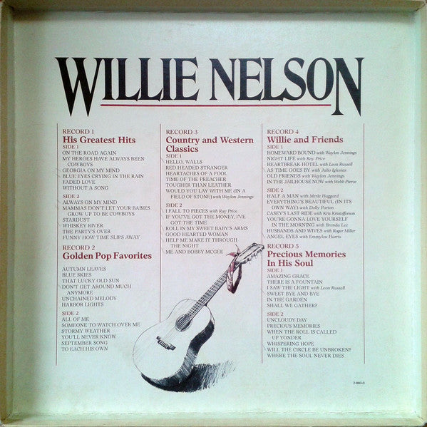 Willie Nelson : On The Road Again With 60 Of His Greatest Hits (Box, Comp + 5xLP)