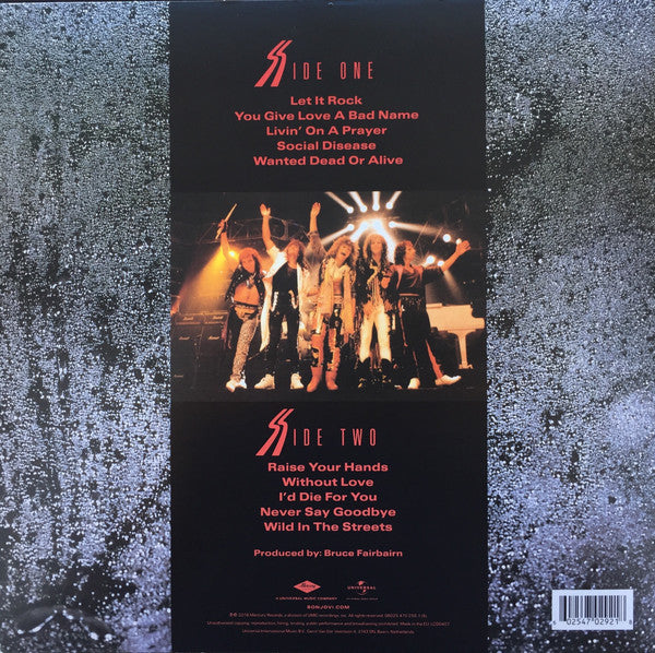 Bon Jovi : Slippery When Wet (LP, Album, RE, 180)