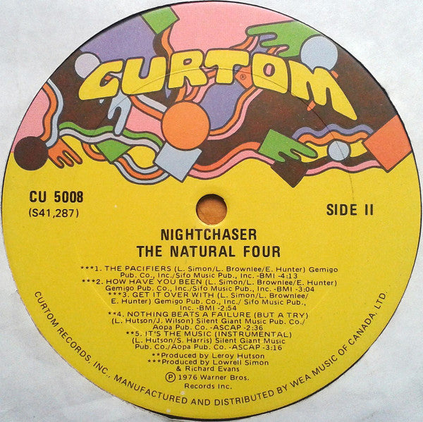 The Natural Four : Nightchaser (LP, Album)