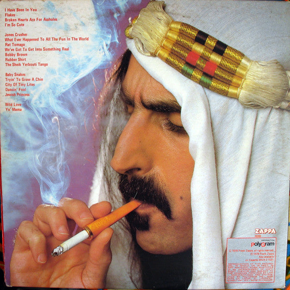 Frank Zappa : Sheik Yerbouti (2xLP, Album, Gat)