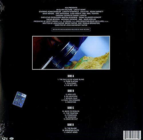 Daniel Lopatin : Uncut Gems (Original Motion Picture Soundtrack) (2xLP, Album)
