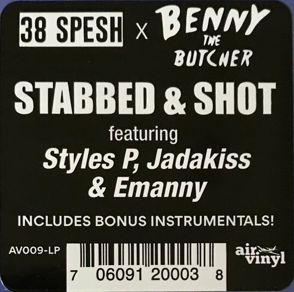 38 Spesh & Benny (45) : Stabbed & Shot (12", EP, RE)