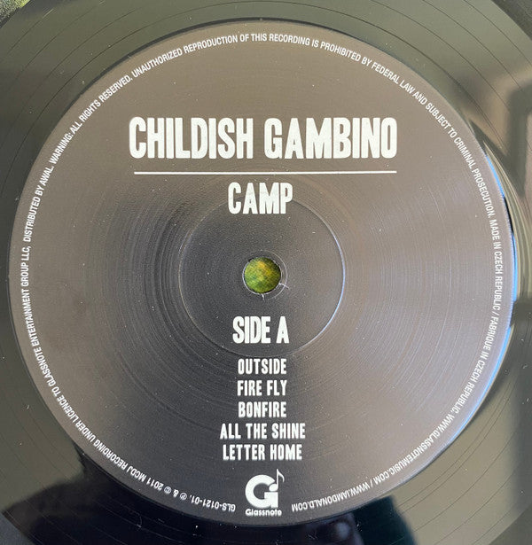 Childish Gambino : Camp (2xLP, Album, 180)