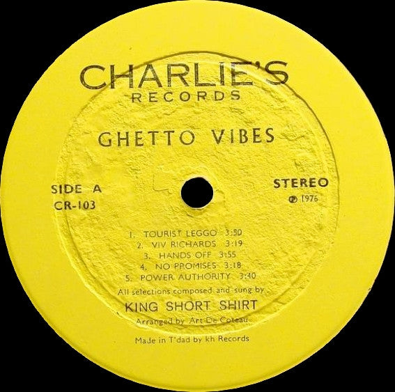 King Short Shirt : Ghetto Vibes (LP, Album)