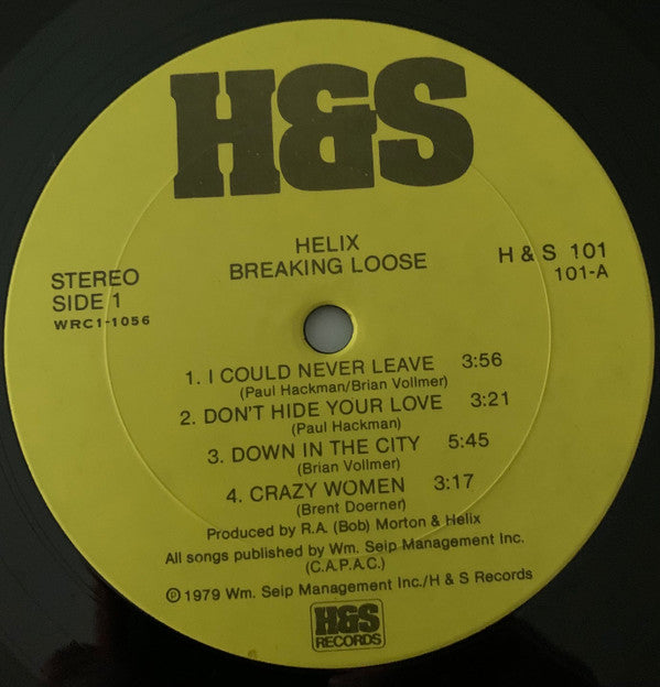 Helix (3) : Breaking Loose (LP, Album)