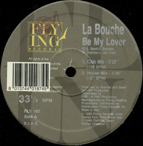 La Bouche : Be My Lover (12")