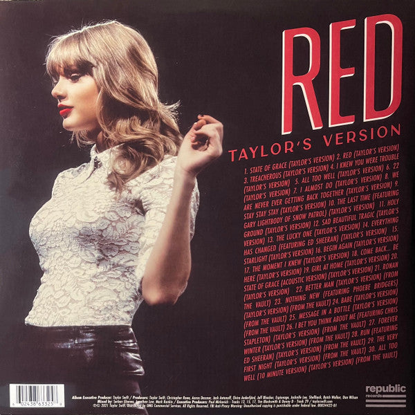 Taylor Swift : Red (Taylor's Version) (4xLP, Album)