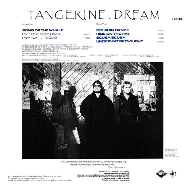 Tangerine Dream : Underwater Sunlight (LP, Album)