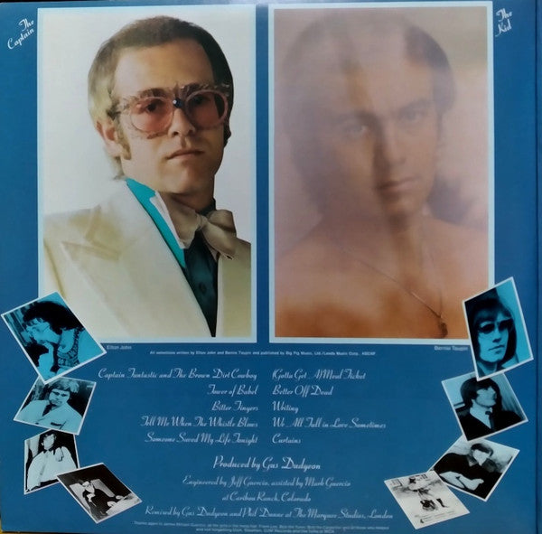 Elton John : Captain Fantastic And The Brown Dirt Cowboy (LP, Album)