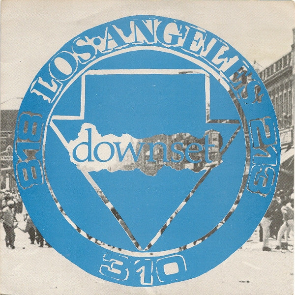 downset. : About Ta Blast (7", Single, Blu)
