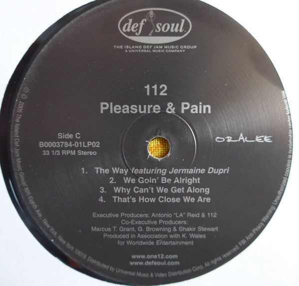 112 : Pleasure & Pain (2xLP, Album)