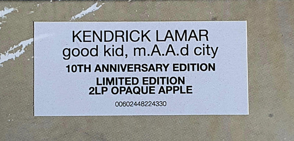 Kendrick Lamar : Good Kid, M.A.A.d City (2xLP, Ltd, RE, Red)