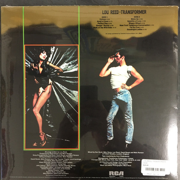 Lou Reed : Transformer (LP, Album, RE, Whi)