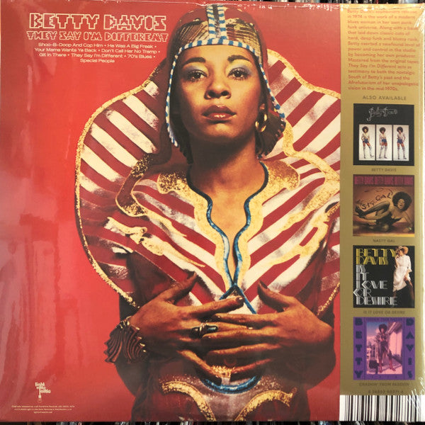 Betty Davis : They Say I'm Different (LP, Album, RE, RM, Ora)