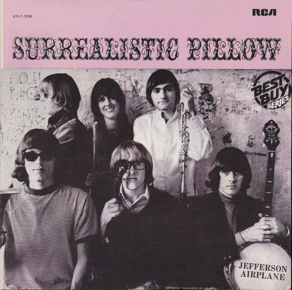 Jefferson Airplane : Surrealistic Pillow (LP, Album, RE)