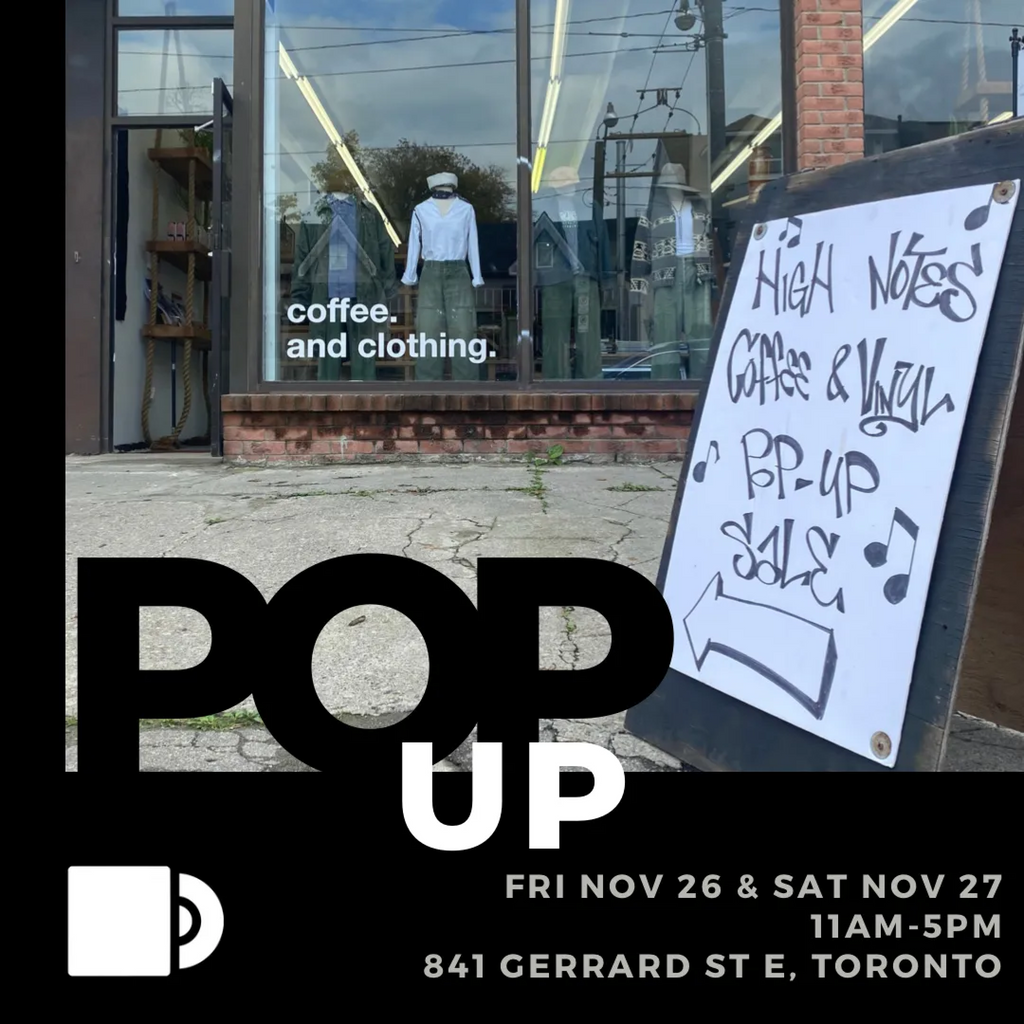 Coffee and Clothing x High Notes Pop-Up Shop Weekend, Vol. 2
